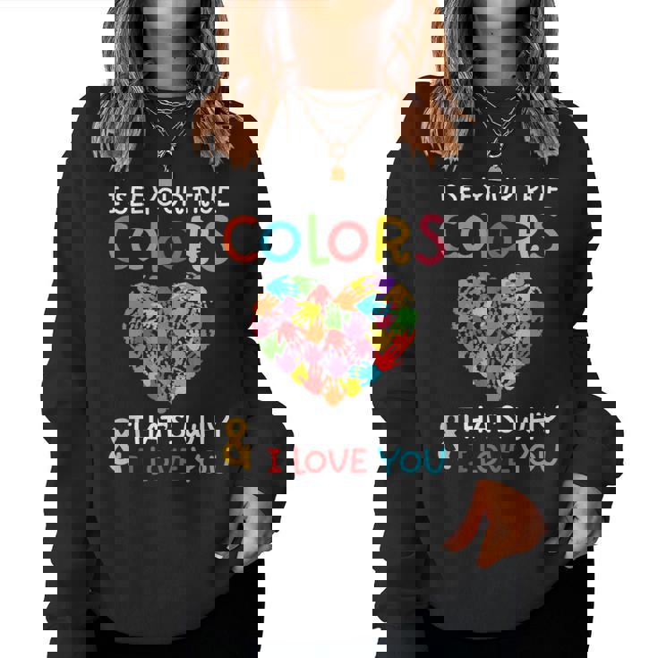 Llama Autism Shirt-I See Your True Colors-I Love You Llama Autism Shirt-I See Your True Colors-I Love You