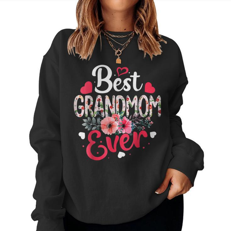 Best Grandmom Ever Flower Clothing Women Sweatshirt