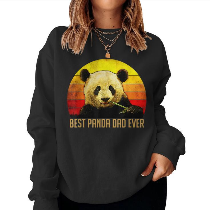Best Panda Dad Ever Fathers Day Fathers Day Women Sweatshirt