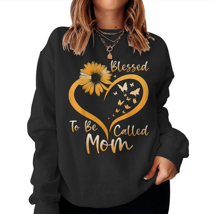 Blessed To Be Called Mom Cute 2023 Sunflower Women Sweatshirt