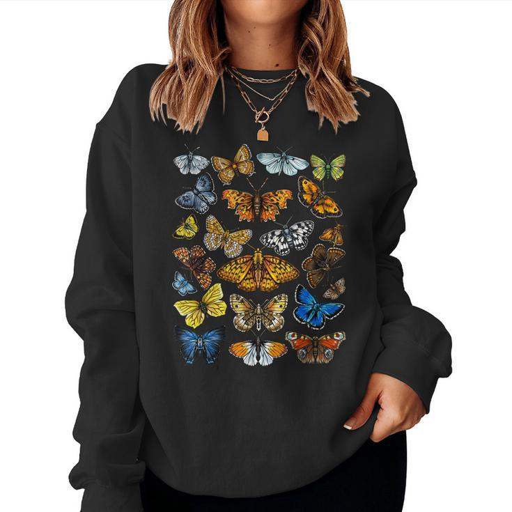 Butterfly Gift For Men Women Kids Butterfly Lover Collection  Women Crewneck Graphic Sweatshirt