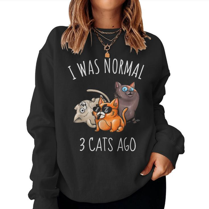 Cat S Women Funny Cat Mom Dad Crazy Cat Lady Gift  Women Crewneck Graphic Sweatshirt