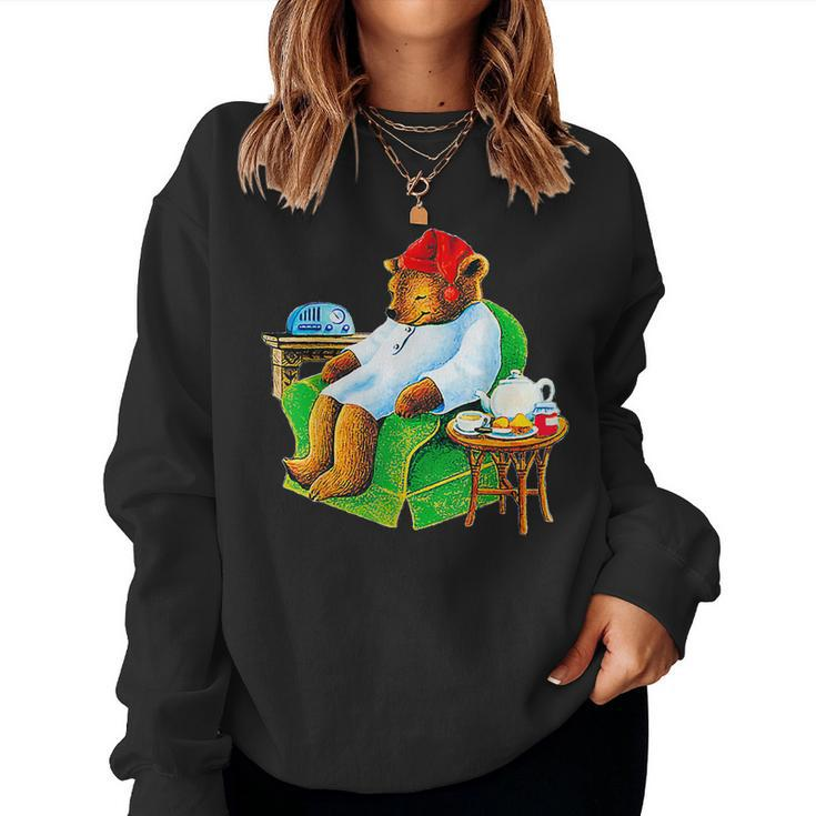 -Celestial-Seasoning-Sleepytime-Tea-Bear-Christmas- Women Sweatshirt