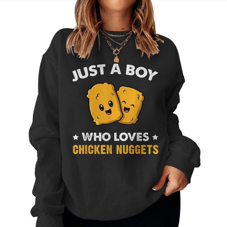 Chicken Nugget For Men Boys Kids Chicken Nugget Lovers Women Sweatshirt