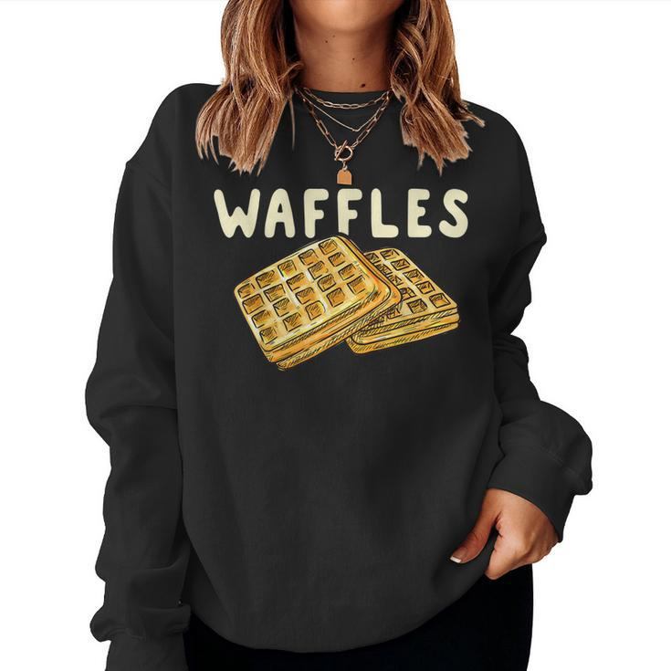 Chicken And Waffles Matching Halloween Women Sweatshirt