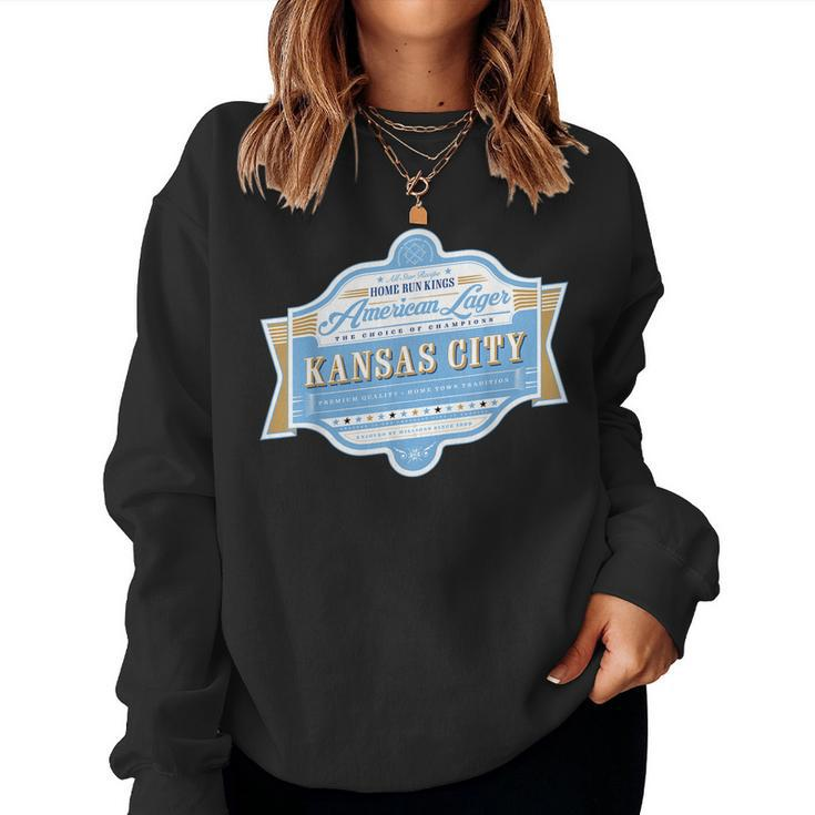 Classic Kansas City Beer Label - Kansas City Pride Women Sweatshirt