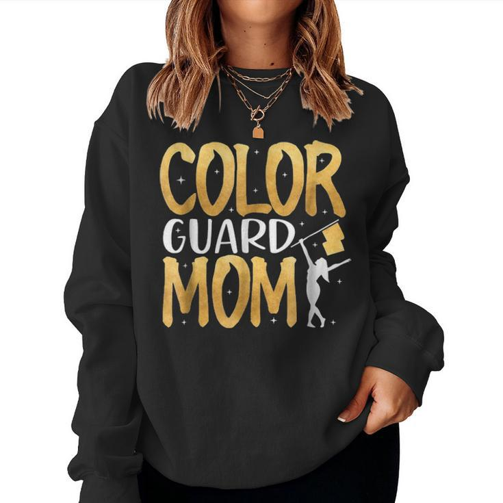 Color Guard Mom Gift Color Guard Women Crewneck Graphic Sweatshirt