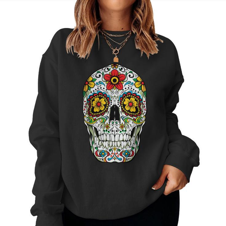 Day Of The Dead Sugar Skull Cinco De Mayo Men Women Women Sweatshirt