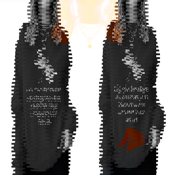 Dragonfly For Women Spiritual Faith Dragonflies Lovers Women Sweatshirt