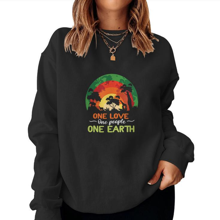 Earth Day 2023 Save Rescue Animals Plant Trees Women Sweatshirt