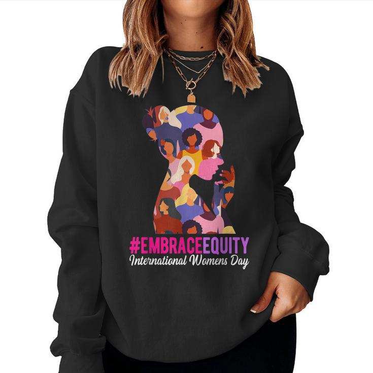 Embrace Equity International Womens Day 2023 V2 Women Sweatshirt