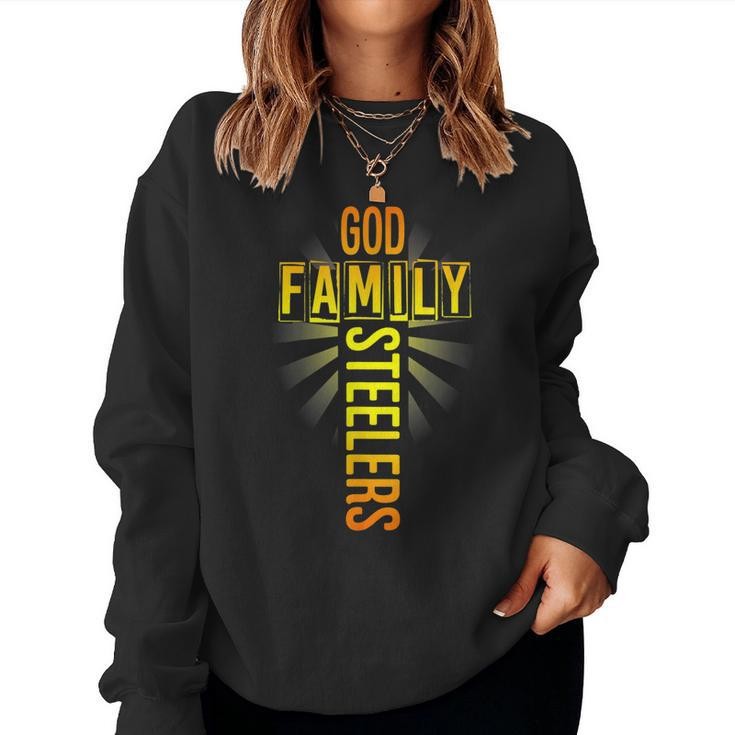 Fathers Day God Family Sler Father Day Women Sweatshirt