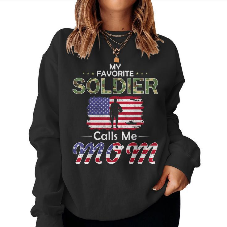 My Favorite Soldier Calls Me Momproud Army Mom Sweatshirt