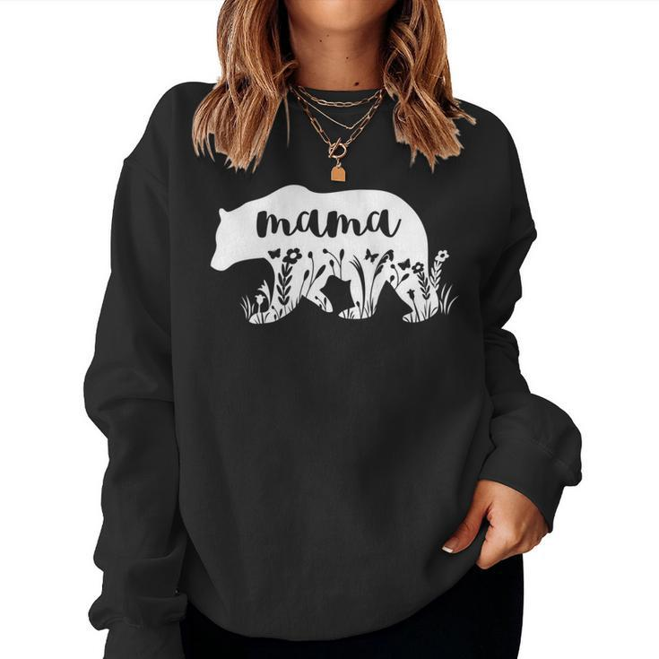 Womens Floral Mama Bear Best Mom Trending Tank Top Women Sweatshirt