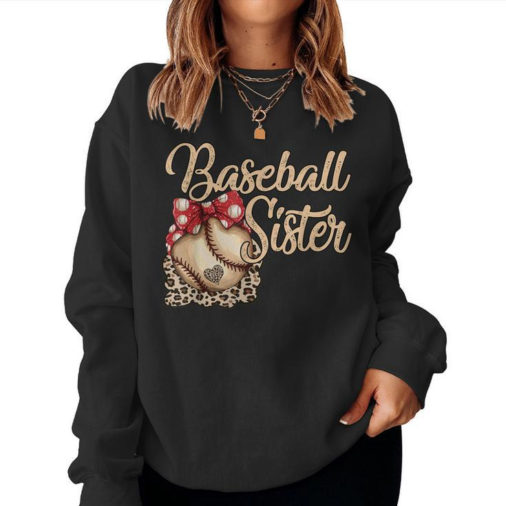 Girls Baseball Outfit Baseball Sister Baseball Sister Women Sweatshirt