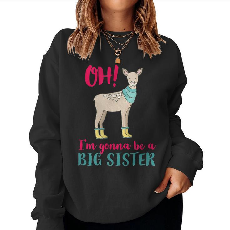 Im Gonna Be Big Sister Pregnancy Announcement Women Sweatshirt