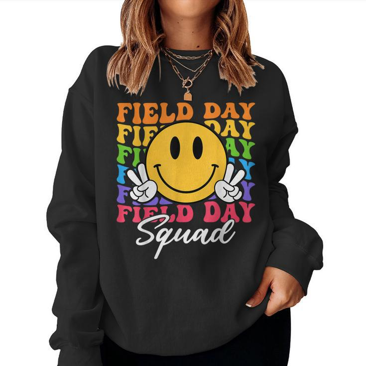Hippie Field Day Squad For Teacher Kids Retro Field Day 2023 Women Sweatshirt