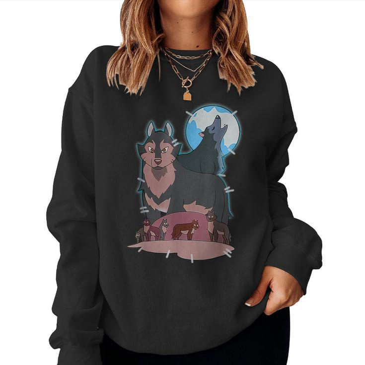 Hunters Wolf Owl Costume House-Kid Friends Family Women Sweatshirt