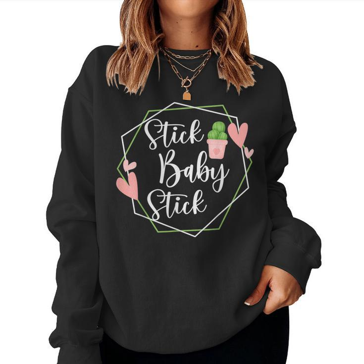 Ivf Stick Baby Stick Transfer Day Ivf Couple Fertility Mom Women Sweatshirt