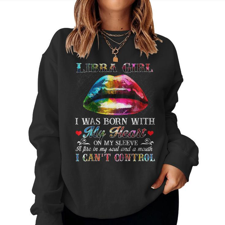 Libra Girl Shirt Birthday For Women Women Sweatshirt