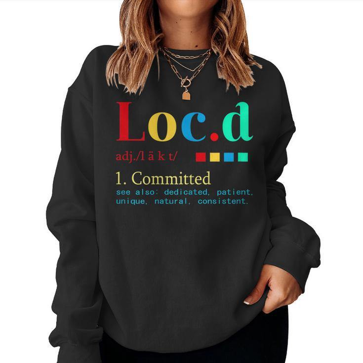Womens Locd Definition Women Sweatshirt