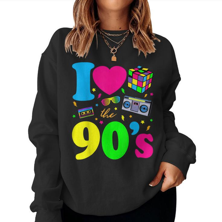 I Love The 90S Clothes For Women And Men Party Women Sweatshirt