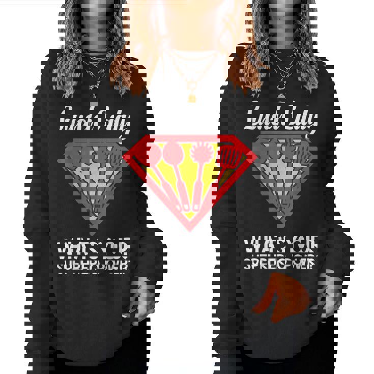 Lunch Lady Superhero Lunch Lady Womens Women Sweatshirt