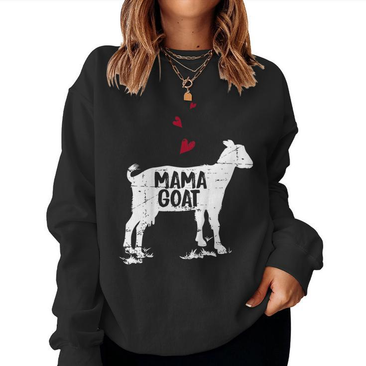 Mama Goat Shirt Farmer Lover Women Sweatshirt