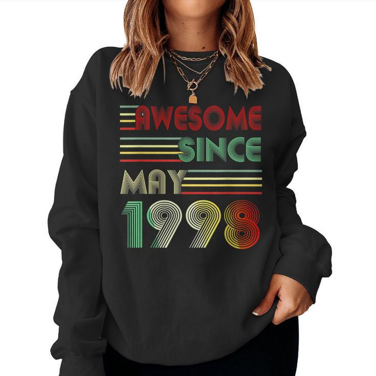 May 1998 21 Year Old 21St Birthday For Men Women Women Sweatshirt