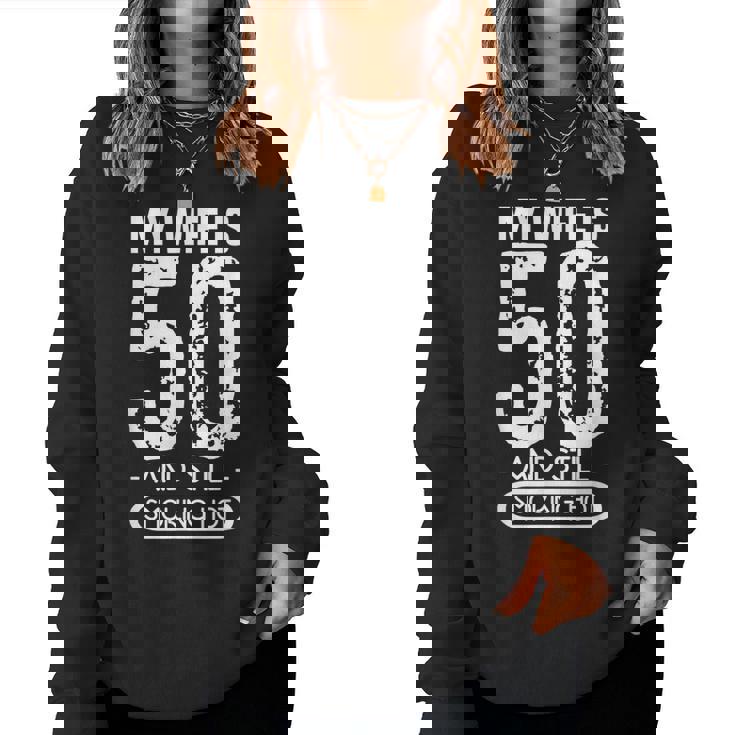 Mens 50th Birthday T Shirt - My Wife Is 50 And Still Smoking Hot