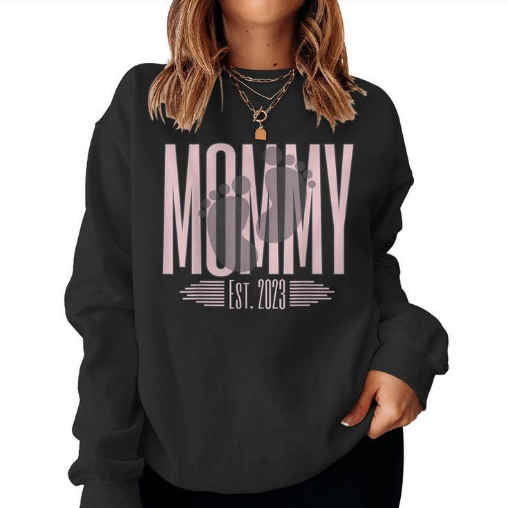 Mommy 2023 First Time Mother New Mom Its A Girl Sweatshirt