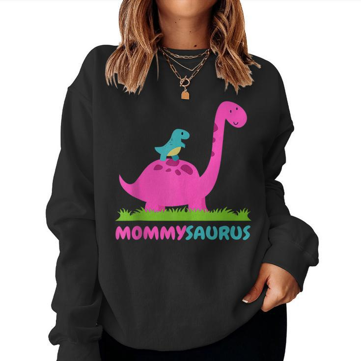 Mommysaurus Dinosaur Mommy Mama Saurus Women Sweatshirt