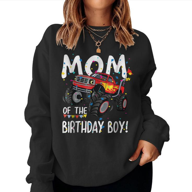 Monster Truck Party Mom Of Birthday Boy Shirt Sweatshirt