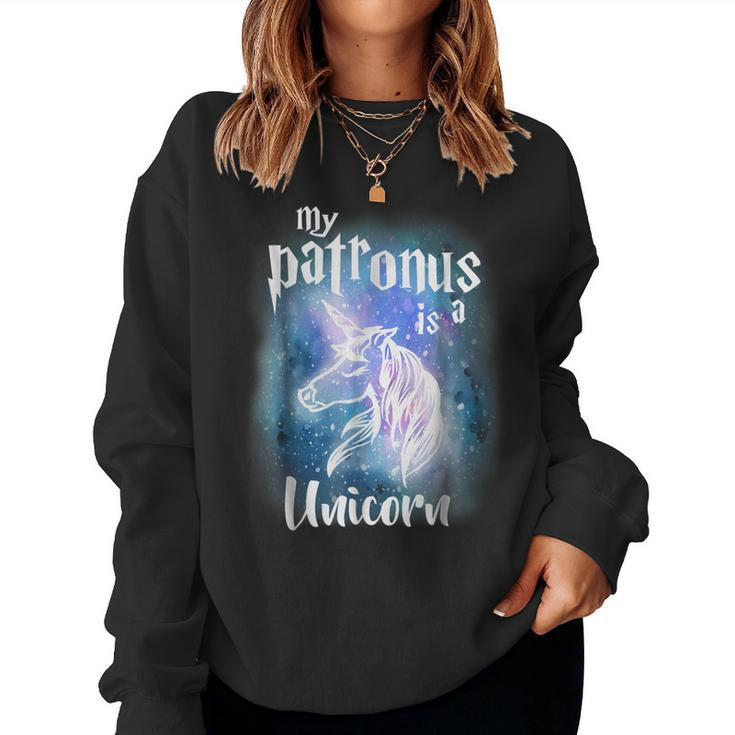 My Patronus Is A Unicorn Cute Horse Lover Women Sweatshirt