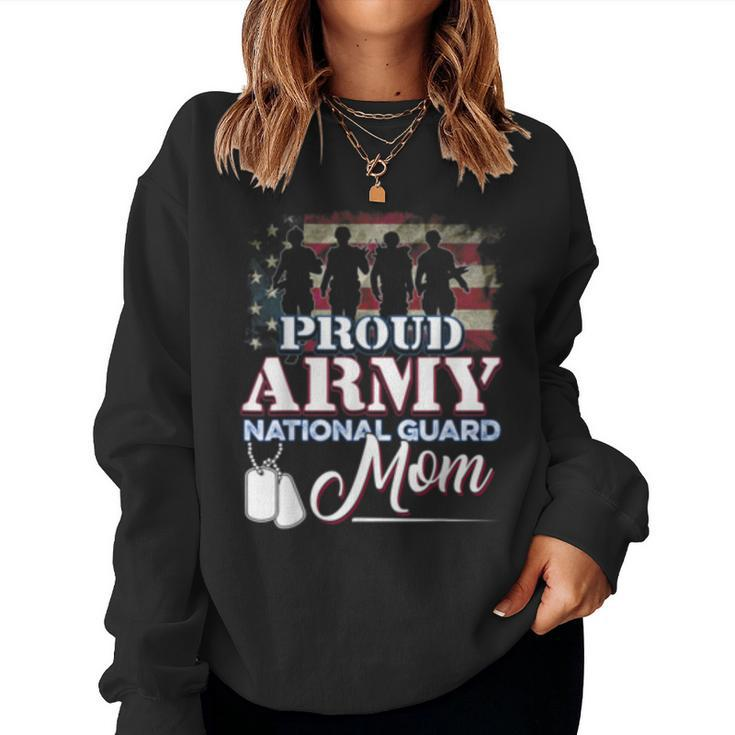 Proud Army National Guard Mom Veteran Women Sweatshirt