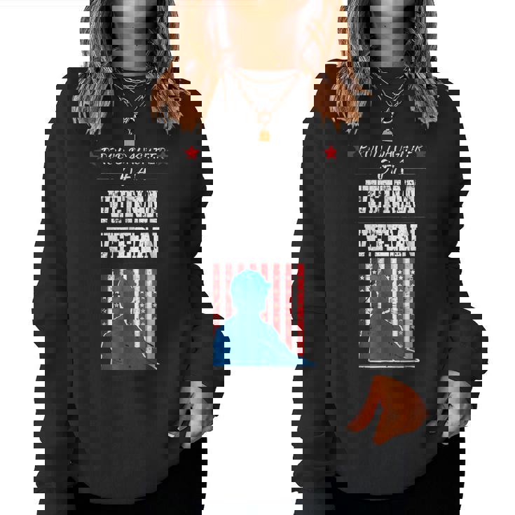 Prouddaughter Of A VietnamveteranArmySoldiers Women Sweatshirt