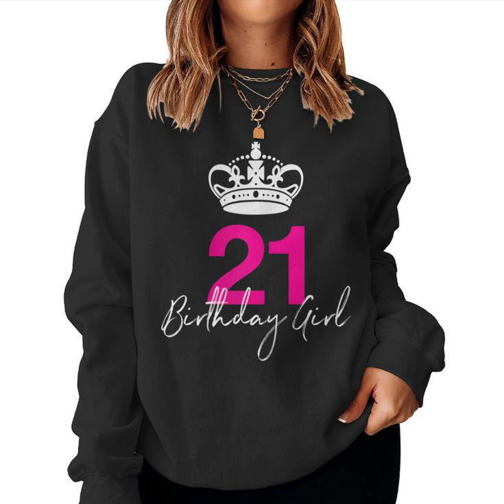 Womens Womens 21St Birthday Tshirt For Her Women Sweatshirt
