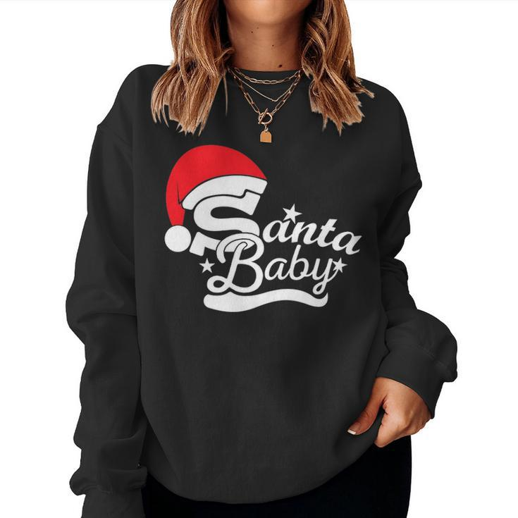Santa Baby Christmas Santa Claus Christmas Theme Women Crewneck Graphic Sweatshirt