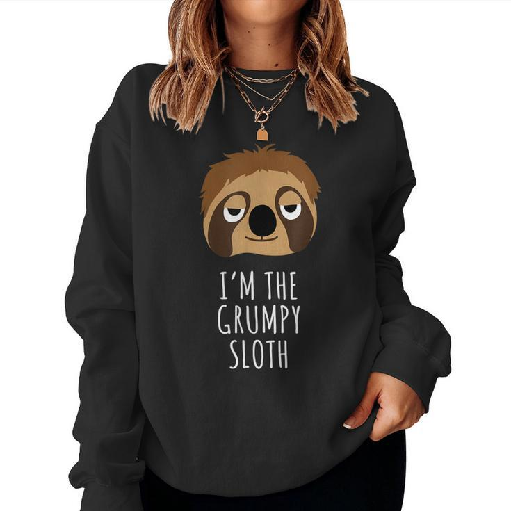 Sloth Grumpy Lover Sloths For Girl Men Women Kids Sweatshirt