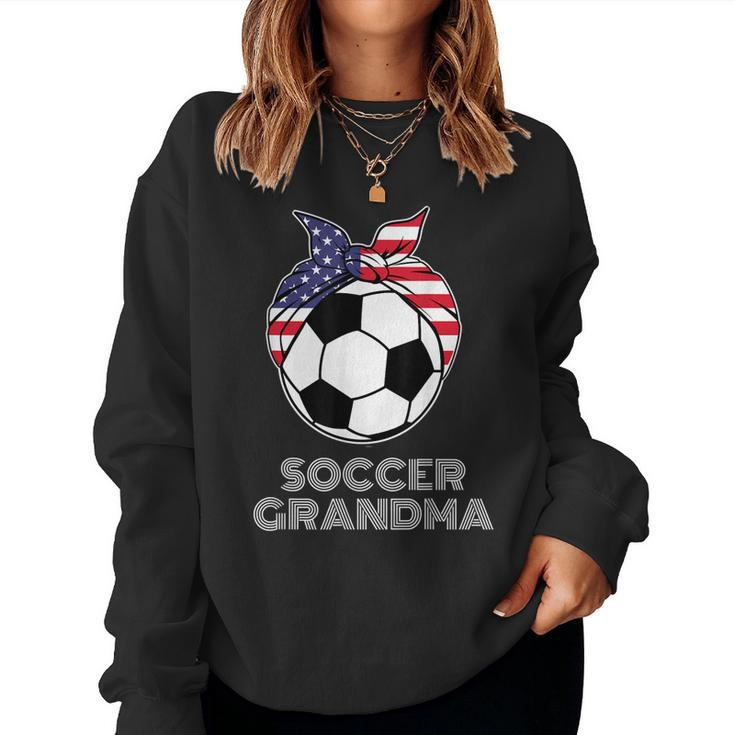 Soccer Grandma Grandparents Us Grandmom Soccer Player Women Sweatshirt