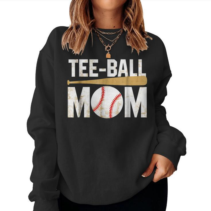 Womens Sport Ball Mom Tball Mom Sport Mama For Women Women Sweatshirt