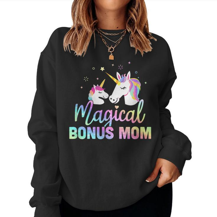 Stepmom Magical Bonus Mom Unicorn Women Sweatshirt