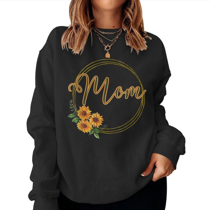 Sunflower Graphic For Mom Women Sweatshirt