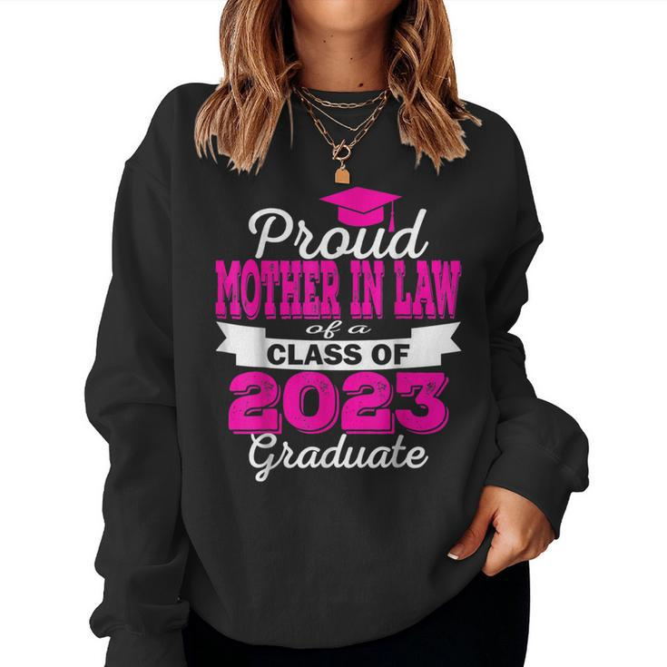 Super Proud Mother In Law Of 2023 Graduate Awesome Sweatshirt