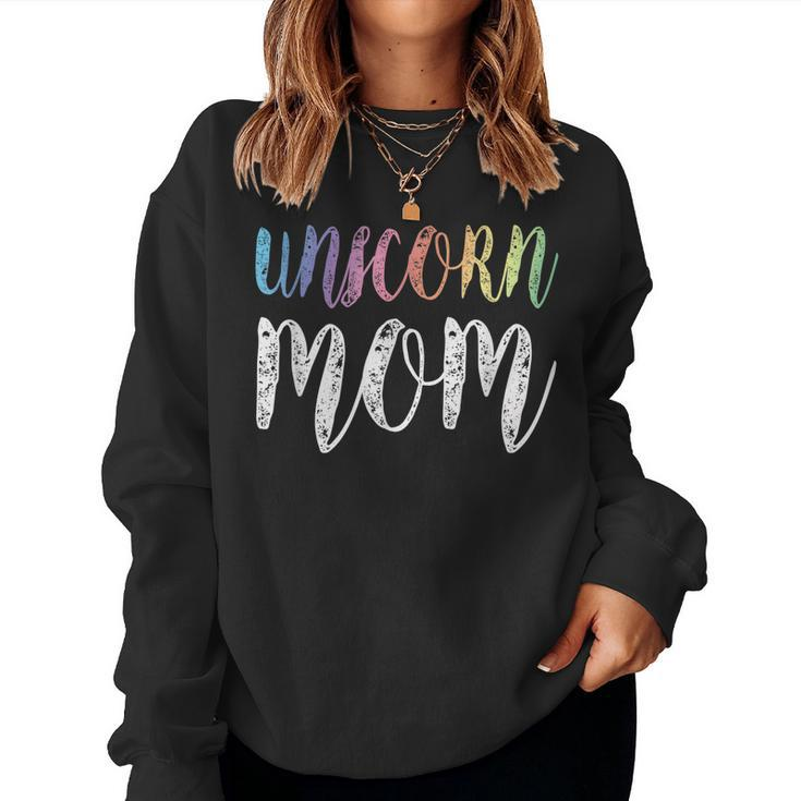 Womens Unicorn Mom Tshirt Women Sweatshirt