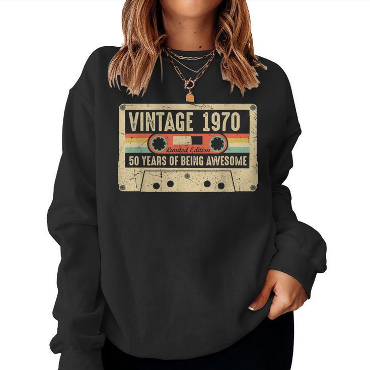 Vintage 1970 Made In 1970 50Th Birthday 50 Years Old V2 Sweatshirt
