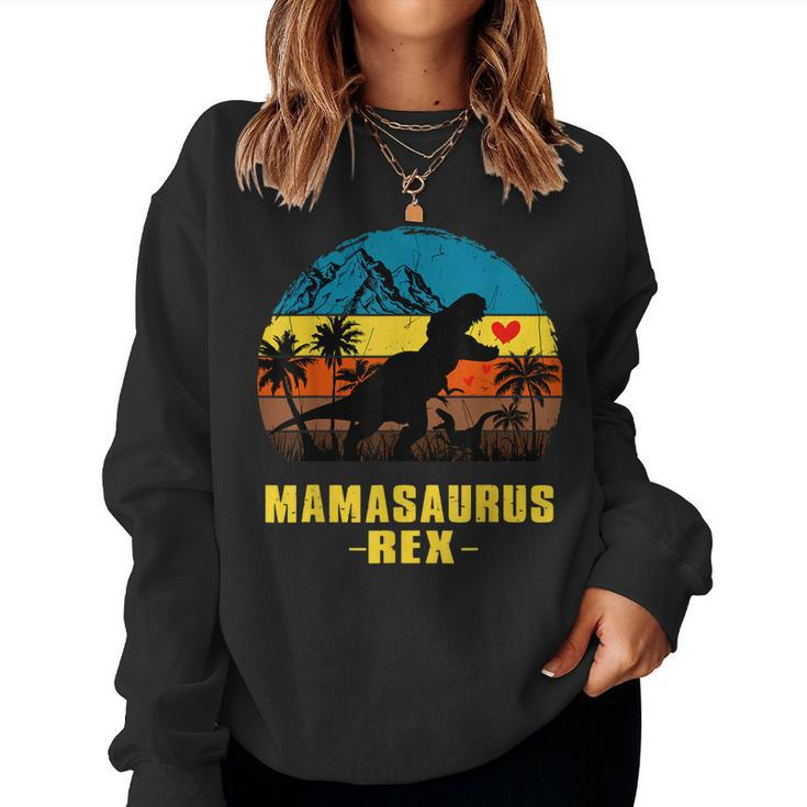Vintage Mamasaurus Rex For Mom Women Sweatshirt