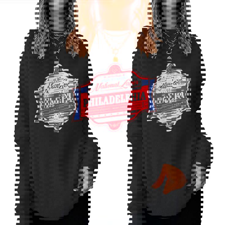 Vintage Philadelphia Beer Label - Philly Pride Women Sweatshirt