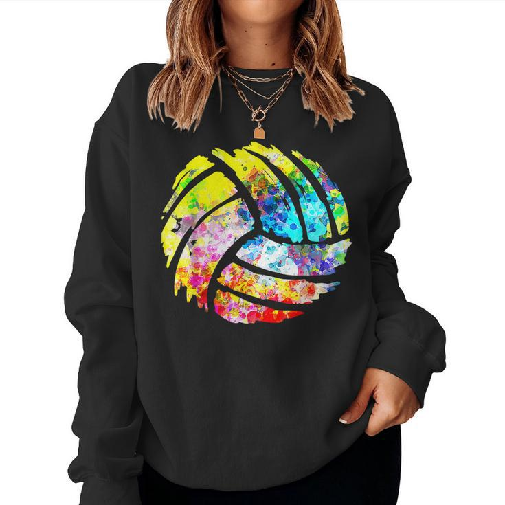 Volleyball For Dad Mom Player Coach Women Sweatshirt