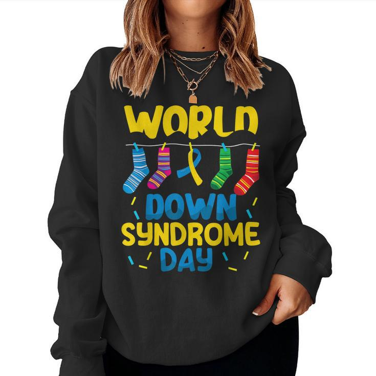 World Down Syndrome Day Awareness Socks Mens Womens Kids Women Sweatshirt